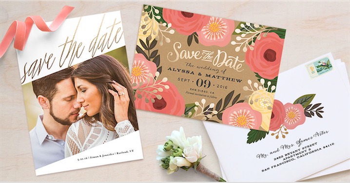 Save the dates by Minted