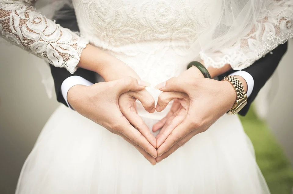 Bride and groom