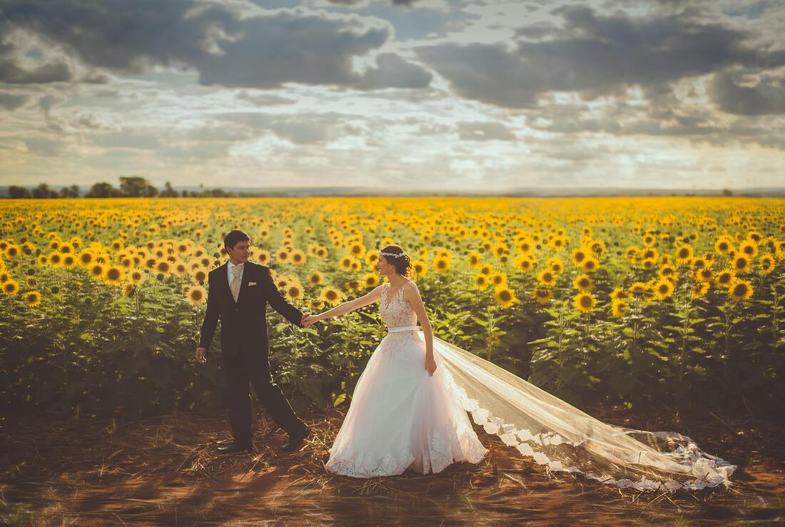 Bride and groom