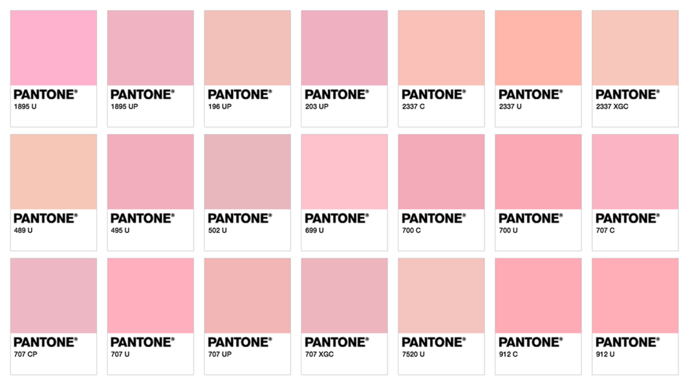 Millenial Pink Colors